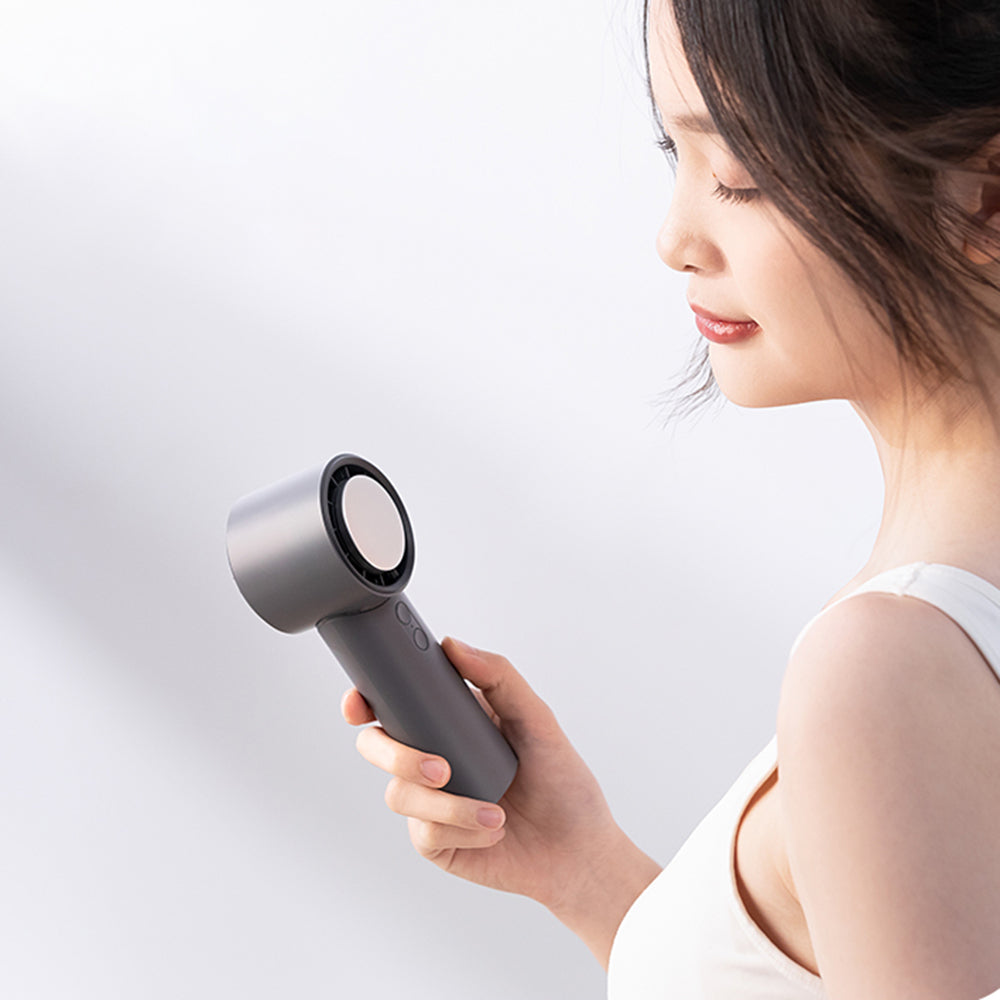 Y26 Rechargeable Summer Cooling Fan 100 Wind Speeds Digital Display Turbine Handheld Fan Y26 Rechargeable Summer Cooling Fan 100 Wind Speeds Digital Display Turbine Handheld Fan